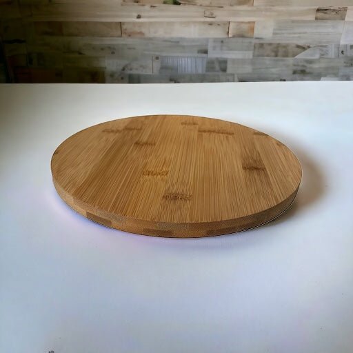 Round Bamboo Light brown Chopping Board - Cherish Home