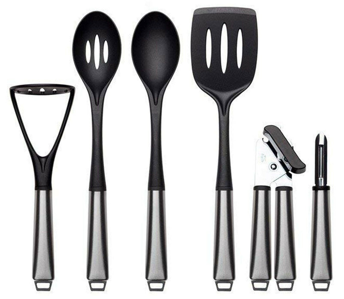 Sabichi Stainless Steel Nylon Utensil Set Dishwasher safe - Cherish Home