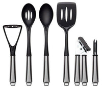 Sabichi Stainless Steel Nylon Utensil Set Dishwasher safe - Cherish Home