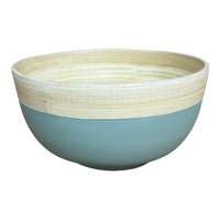 Sage Green Large Bamboo Bowl 18cm - Cherish Home