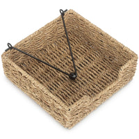 Seagrass Napkin Holder for Kitchen Countertop and Dining Table - Cherish Home