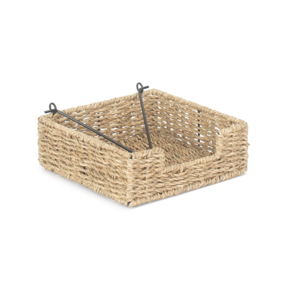 Seagrass Napkin Holder for Kitchen Countertop and Dining Table - Cherish Home