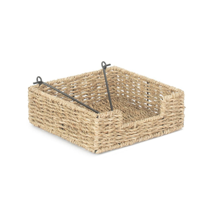 Seagrass Napkin Holder for Kitchen Countertop and Dining Table - Cherish Home