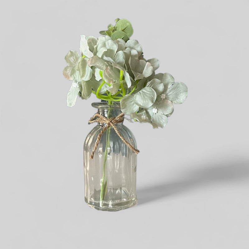 Serenity Small Eucalyptus & Hydrangea Vase - Cherish Home