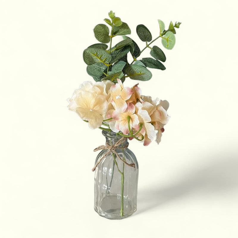 Serenity Small Eucalyptus & Hydrangea Vase - Cherish Home