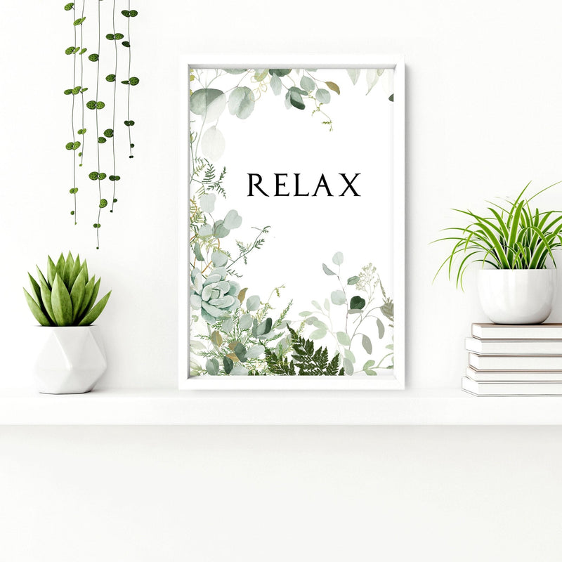 Set of 3 Framed Bathroom Art Prints - Aesthetic & Calming Wall Decor for Powder Rooms & Spas - Cherish Home