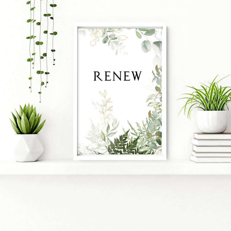 Set of 3 Framed Bathroom Art Prints - Aesthetic & Calming Wall Decor for Powder Rooms & Spas - Cherish Home