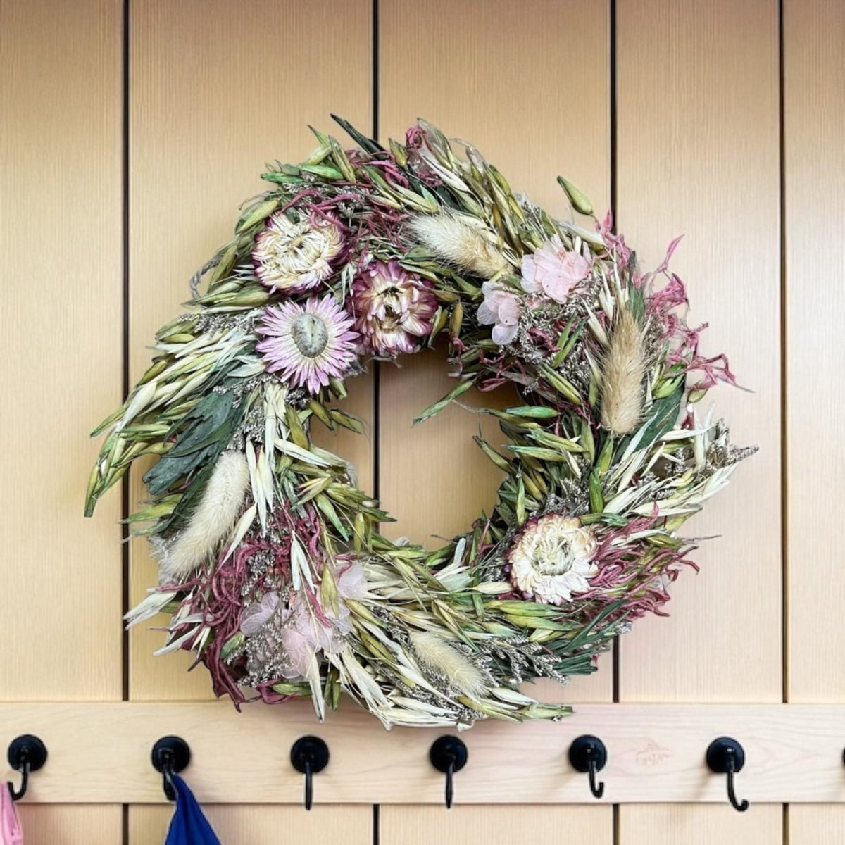 Small Dried Flowers Scented Floral Wreath Autumn Feel - Cherish Home