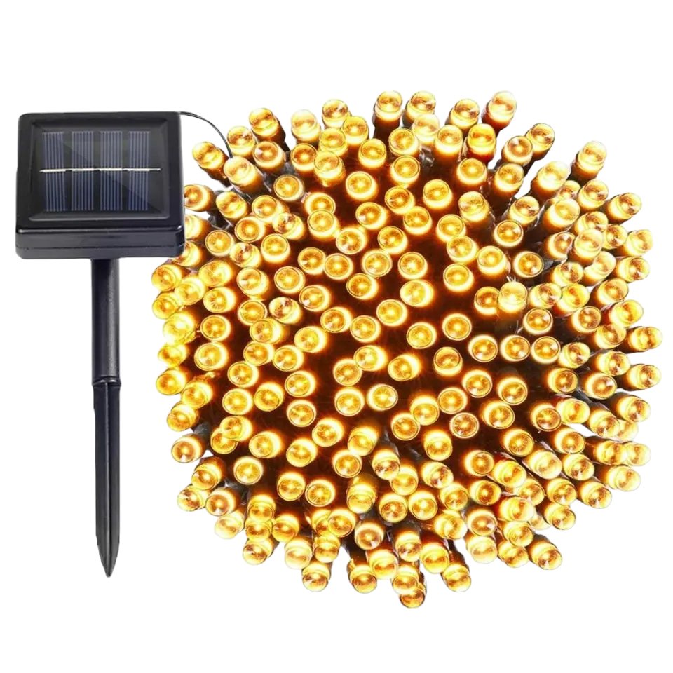 Solar LED Outdoor Waterproof Garden String Fairy Lights - 8 Modes Christmas lights - Cherish Home