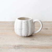 Speckled White Pumpkin Mug, 11cm - Cherish Home