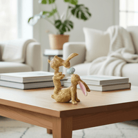 Spring Bunnies Bella & Button ‘Easter Kisses’ Figurine 11cm - Cherish Home