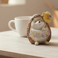 Springtime Pastel Hedgehog Home or Garden Ornament 7cm - Cherish Home