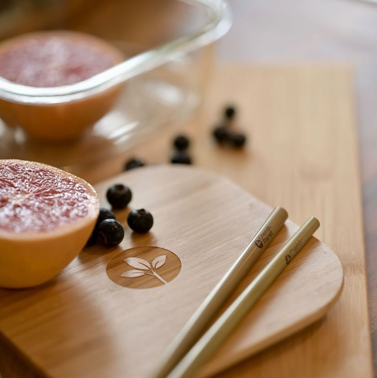 Square Glass Food Container with Bamboo Lid Meal Prep Container - Cherish Home