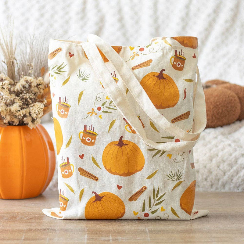 Stylish Autumn Print Tote Bag - Durable Polycotton Canvas Shopper for Everyday Use - Cherish Home