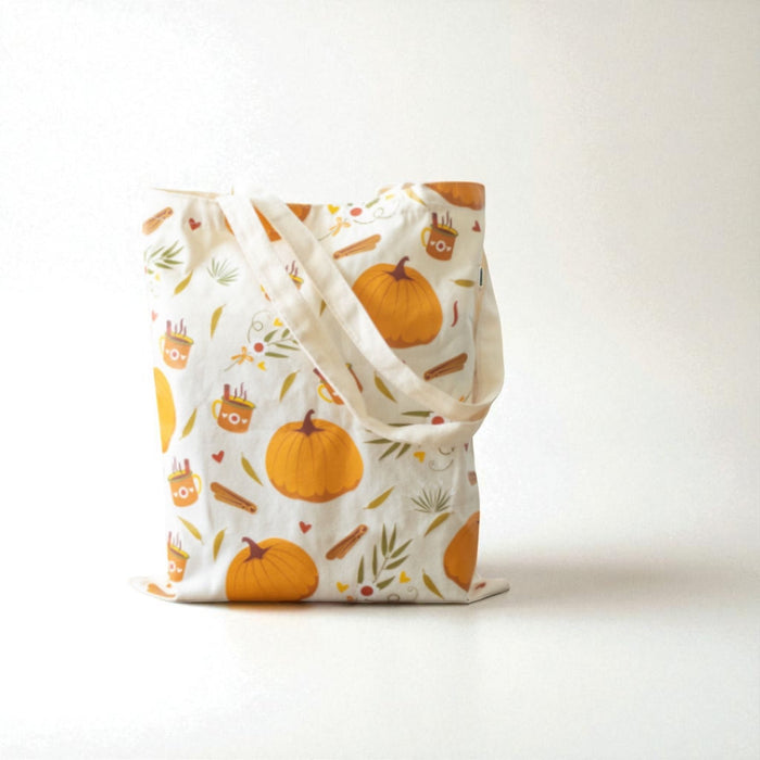 Stylish Autumn Print Tote Bag - Durable Polycotton Canvas Shopper for Everyday Use - Cherish Home