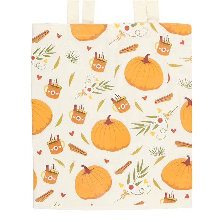 Stylish Autumn Print Tote Bag - Durable Polycotton Canvas Shopper for Everyday Use - Cherish Home