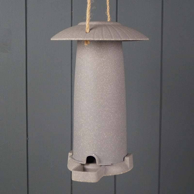 Sustainable Bamboo Bird Feeder Plastic - Free & Vegan Lightweight Bird Station Year - Round Use - Cherish Home