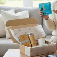 Sustainable Lunch Box, Reusable Ceramic Mug & Bamboo Cutlery, Perfect for Work, School, Travel - Cherish Home