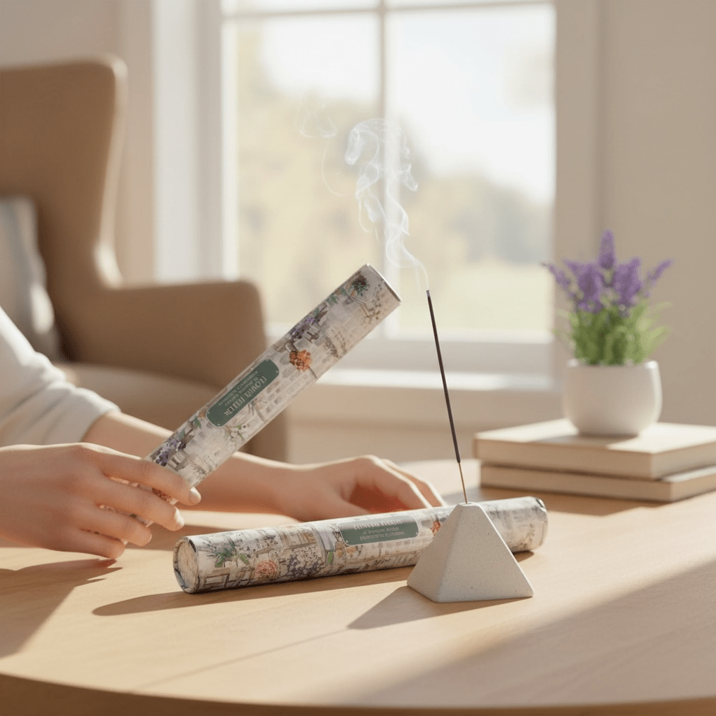 The Serenity Set: Incense & Neutral Holder New Home Birthday Friends Gift - Cherish Home