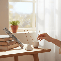 The Serenity Set: Incense & Neutral Holder New Home Birthday Friends Gift - Cherish Home