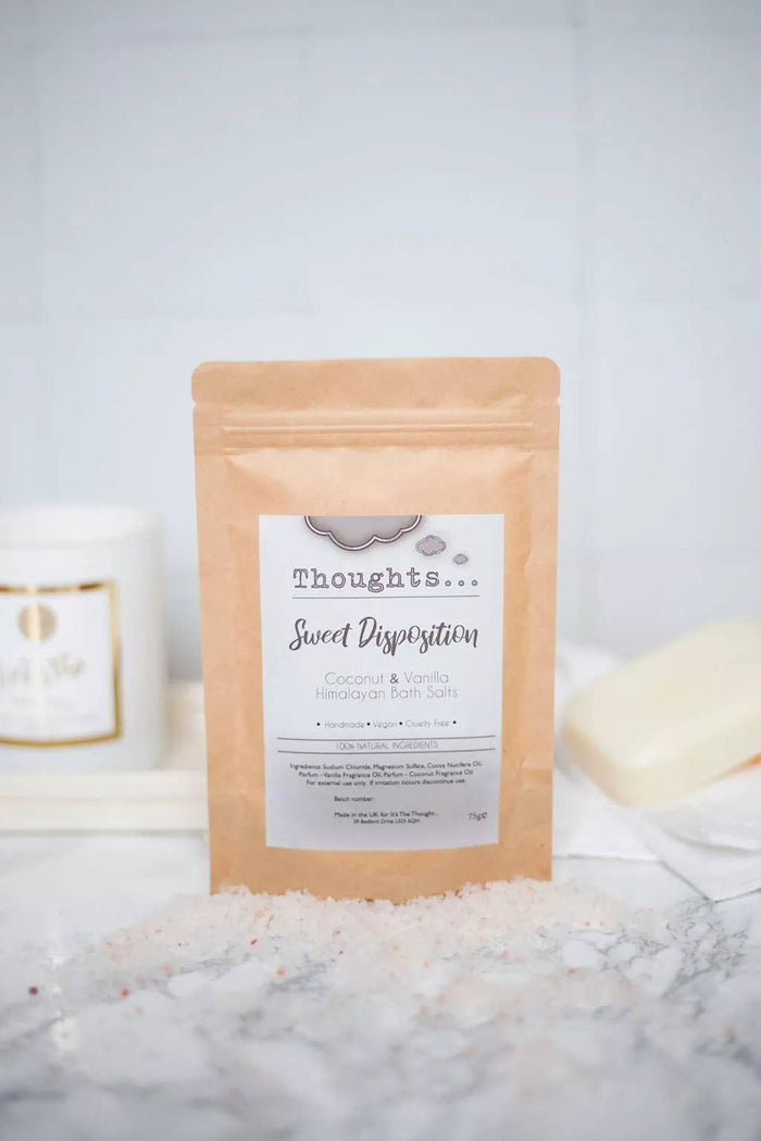 Thoughts Pink Himalayan Bath Salts - Sweet Disposition - Cherish Home