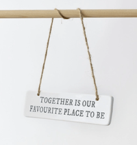 Together Is Our Favourite Place Letter Box Gift Box - Cherish Home