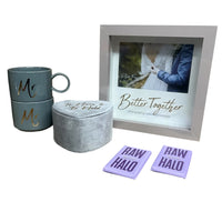 Two Hearts Wedding Gift Box - Options available Mine & Yours, Mr & Mr, Mrs & Mrs - Cherish Home