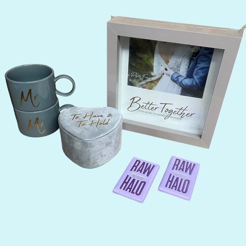 Two Hearts Wedding Gift Box - Options available Mine & Yours, Mr & Mr, Mrs & Mrs - Cherish Home