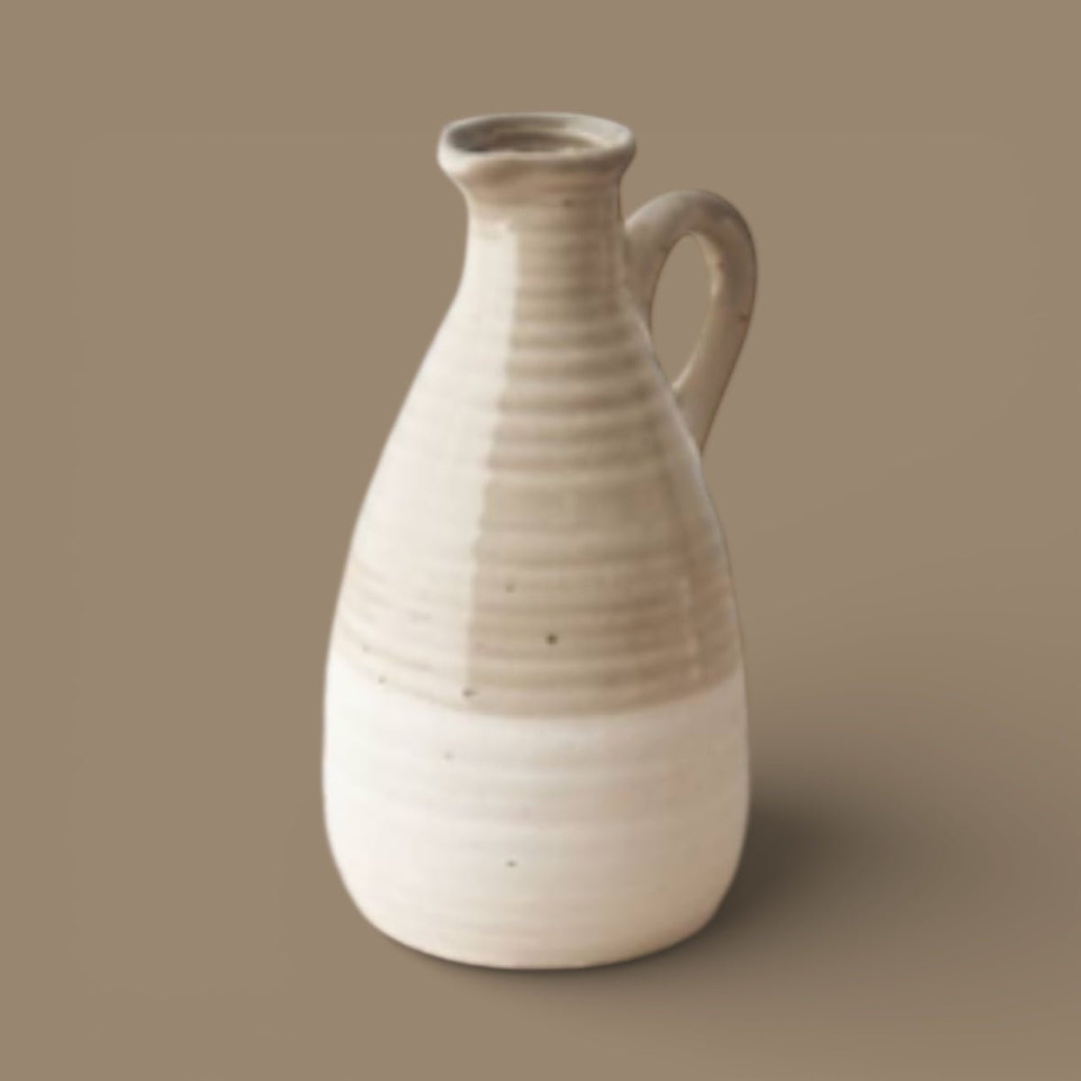 Two Tone Natural Small Jug 14.5cm - Cherish Home