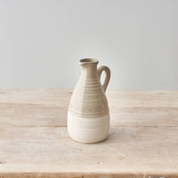 Two Tone Natural Small Jug 14.5cm - Cherish Home