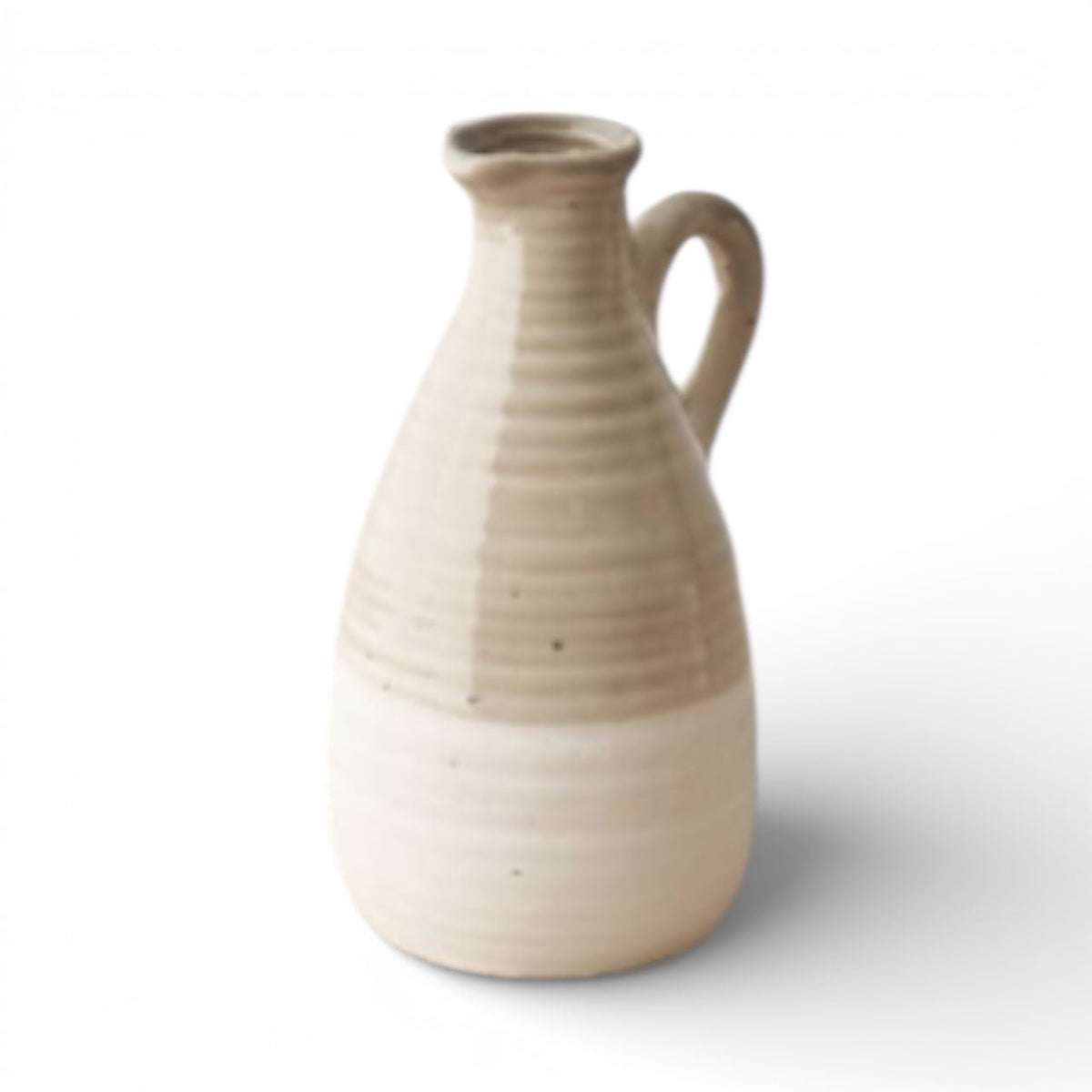 Two Tone Natural Small Jug 14.5cm - Cherish Home