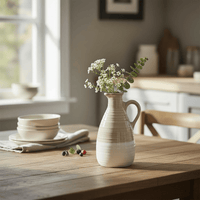 Two Tone Natural Small Jug 14.5cm - Cherish Home