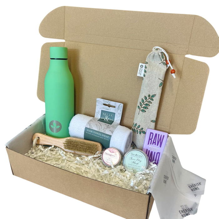 Unwind & Glow: The Pamper & Hydrate Self - Care Gift Box - Cherish Home