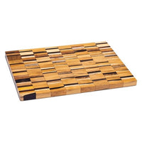 Upcycled End Grain Cutting Board - Pattern E, Artisan Wood Chopping Block for Kitchen, Durable & Eco - Friendly - Cherish Home