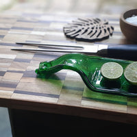 Upcycled End Grain Cutting Board - Pattern E, Artisan Wood Chopping Block for Kitchen, Durable & Eco - Friendly - Cherish Home