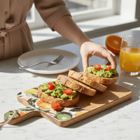 Vibrant Orange Zest Chopping Board Serving Board - Cherish Home
