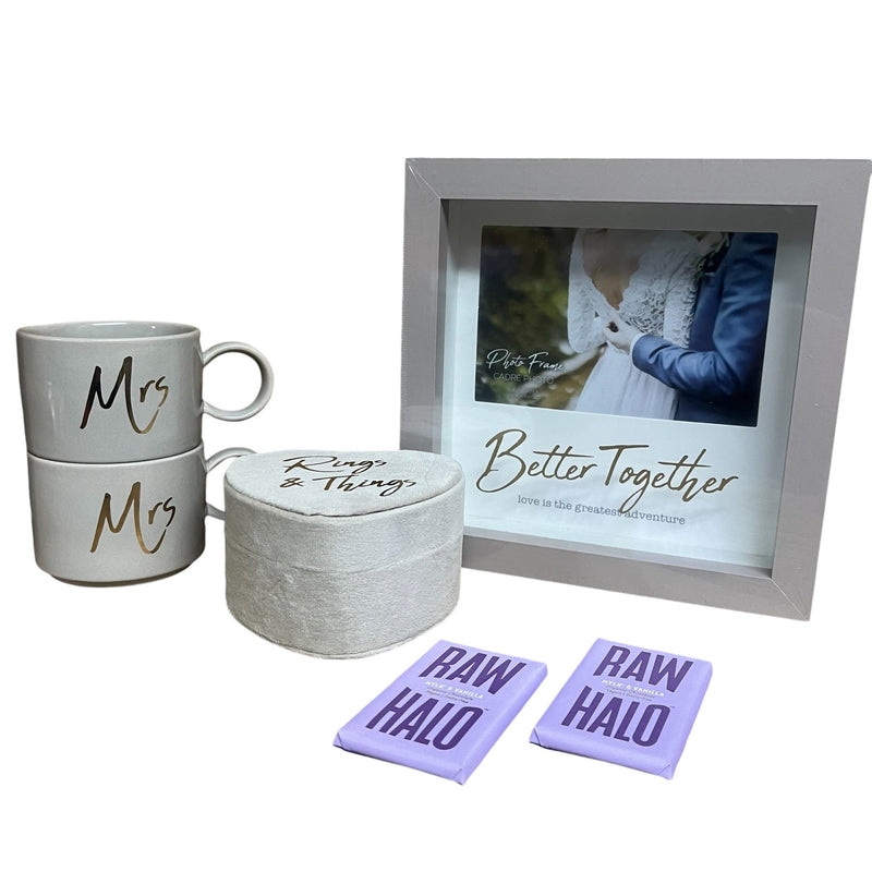 Wedding Wishes Gift Box - Options available Mr & Mrs, Mr & Mr, Mrs & Mrs - Cherish Home