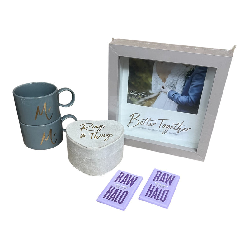 Wedding Wishes Gift Box - Options available Mr & Mrs, Mr & Mr, Mrs & Mrs - Cherish Home