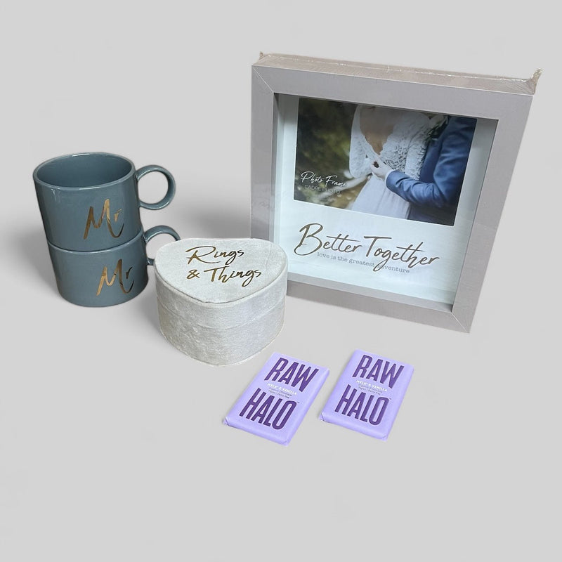 Wedding Wishes Gift Box - Options available Mr & Mrs, Mr & Mr, Mrs & Mrs - Cherish Home