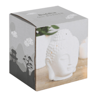 White Buddha Head Oil Burner - Cherish Home