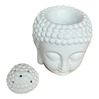 White Buddha Head Oil Burner - Cherish Home