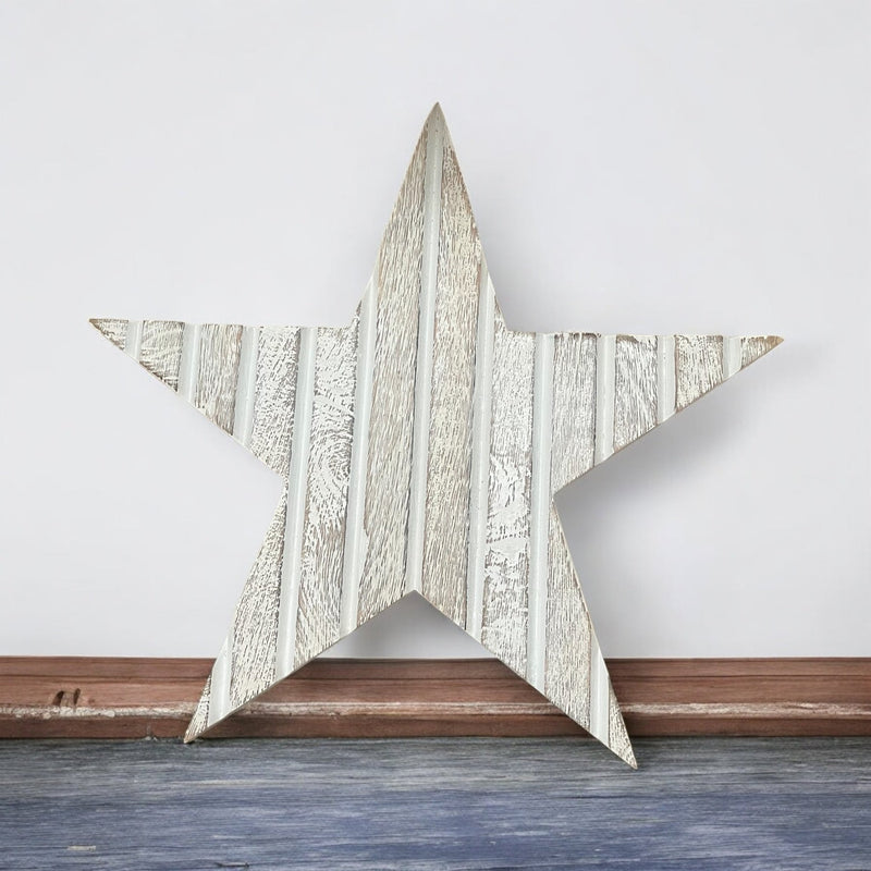 White Star Wall Decor - Cherish Home