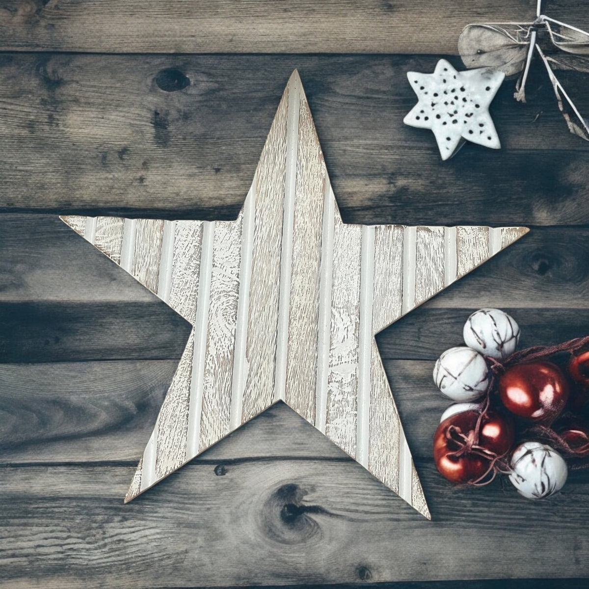 White Star Wall Decor - Cherish Home