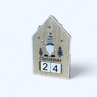 Wooden Christmas Countdown Block 15cm - Cherish Home