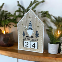 Wooden Christmas Countdown Block 15cm - Cherish Home