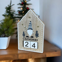 Wooden Christmas Countdown Block 15cm - Cherish Home