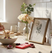 Wooden Photo Frame & Heart Spoons Gift Box - Great Valentines Gift Box - Cherish Home