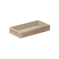 Wooden Plinth Tray for Home Decor Shallow Decorative Display Tray - Cherish Home