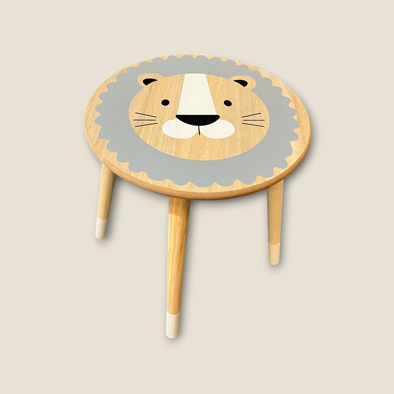 Baby Lion Wooden Table for Childrens Nursery or Playroom - Cherish Home