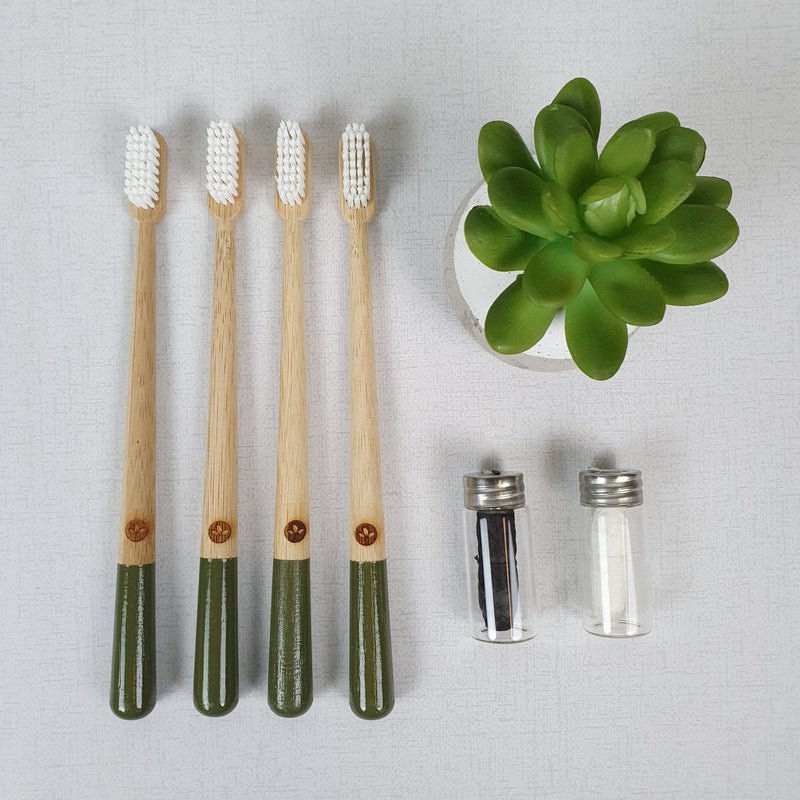 Bamboo Charcoal / Corn Fibre Dental Floss - Fresh Mint
